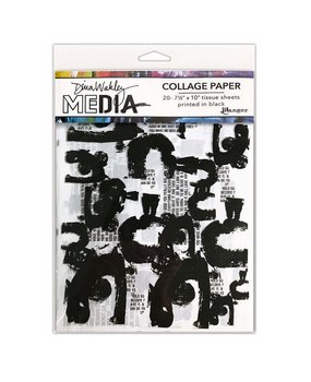 Dina Wakley MEdia Collage Tissue Painted Marks (MDA77879)