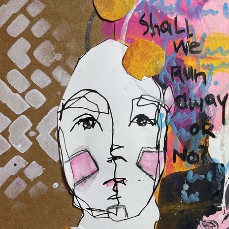 Dina Wakley MEdia Masking Stencil Mosaic Cobblestone (MDS77701) Dina Wakley MEdia Masking Stencil Mosaic Cobblestone (MDS77701)