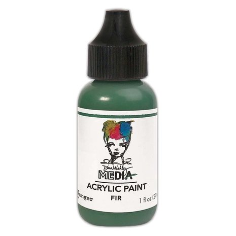 Dina Wakley MEdia Heavy Body Acrylic Paint Fir (MDQ75196) Dina Wakley MEdia Heavy Body Acrylic Paint Fir (MDQ75196)