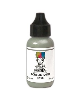 Dina Wakley MEdia Heavy Body Acrylic Paint Sage (MDQ75219) Dina Wakley MEdia Heavy Body Acrylic Paint Sage (MDQ75219)