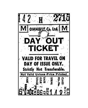Crafty Individuals Day Out Ticket Unmounted Rubber Stamps (CI-022) Crafty Individuals Day Out Ticket Unmounted Rubber Stamps (CI-022)