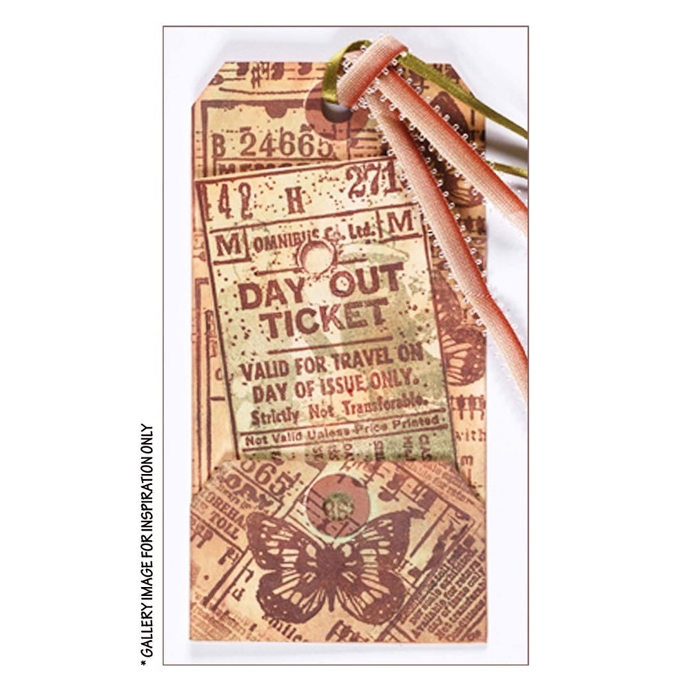 Crafty Individuals Day Out Ticket Unmounted Rubber Stamps (CI-022) Crafty Individuals Day Out Ticket Unmounted Rubber Stamps (CI-022)
