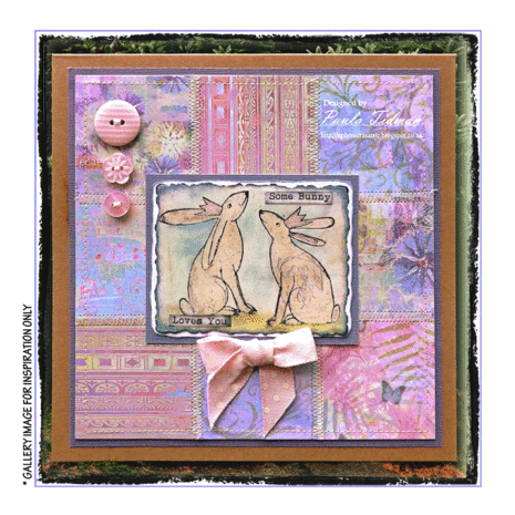 Crafty Individuals Crowned Bunnies Unmounted Rubber Stamps (CI-372)