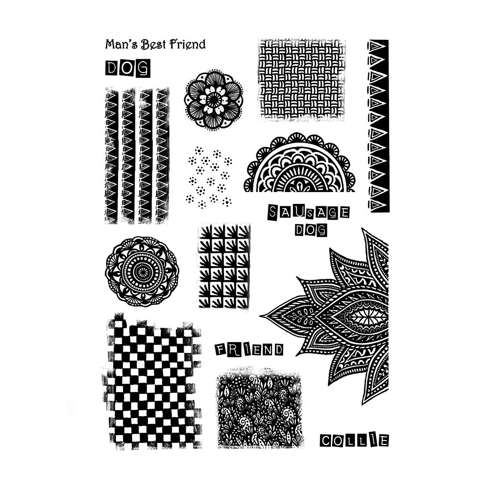 Crafty Individuals Man's Best Friend Unmounted Rubber Stamps (CI-595) Crafty Individuals Man's Best Friend Unmounted Rubber Stamps (CI-595)