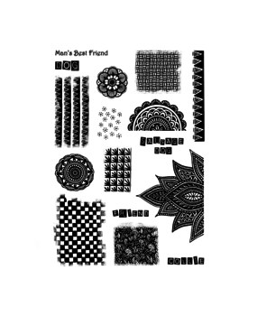 Crafty Individuals Man's Best Friend Unmounted Rubber Stamps (CI-595) Crafty Individuals Man's Best Friend Unmounted Rubber Stamps (CI-595)