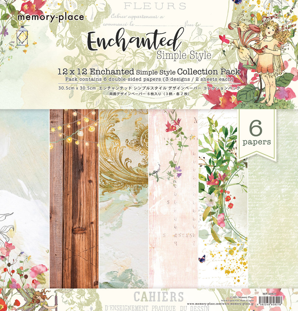 Memory Place Enchanted Simple Style 12x12 Inch Paper Pack (MP-60821) Memory Place Enchanted Simple Style 12x12 Inch Paper Pack (MP-60821)