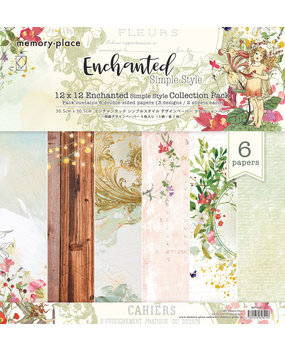 Memory Place Enchanted Simple Style 12x12 Inch Paper Pack (MP-60821) Memory Place Enchanted Simple Style 12x12 Inch Paper Pack (MP-60821)
