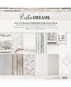 Memory Place Rustic Dreams 12x12 Inch Paper Pack (MP-60830) Memory Place Rustic Dreams 12x12 Inch Paper Pack (MP-60830)