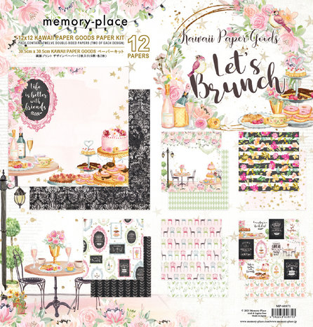 Memory Place Let's Brunch 12x12 Inch Paper Pack (MP-60871) Memory Place Let's Brunch 12x12 Inch Paper Pack (MP-60871)
