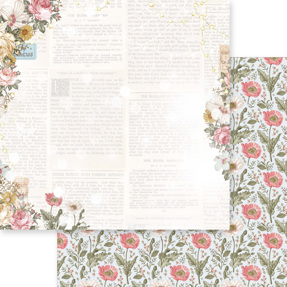 Memory Place Enjoy The Ride Simple Style 12x12 Inch Paper Pack (MP-60881)