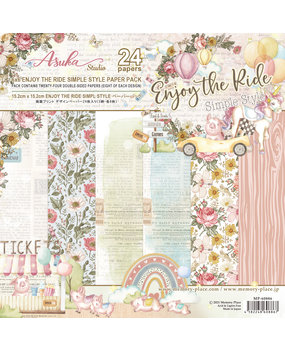Memory Place Enjoy The Ride Simple Style 6x6 Inch Paper Pack (MP-60886) Memory Place Enjoy The Ride Simple Style 6x6 Inch Paper Pack (MP-60886)