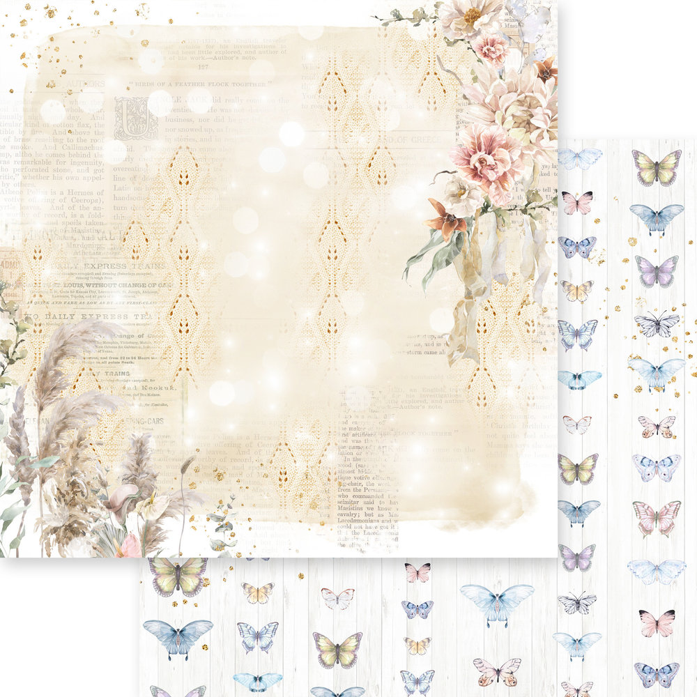 Memory Place Dusty Blue Floral 12x12 Inch Paper Pack (MP-60897) Memory Place Dusty Blue Floral 12x12 Inch Paper Pack (MP-60897)