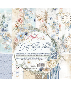 Memory Place Dusty Blue Floral 6x6 Inch Paper Pack (MP-60904) Memory Place Dusty Blue Floral 6x6 Inch Paper Pack (MP-60904)