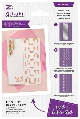 Gemini Double Loop Elements Dies (GEM-MD-ELE-DLO) Gemini Double Loop Elements Dies (GEM-MD-ELE-DLO)