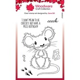 Woodware Fuzzie Friends Clear Stamp Maisie the Mouse (JGS808)
