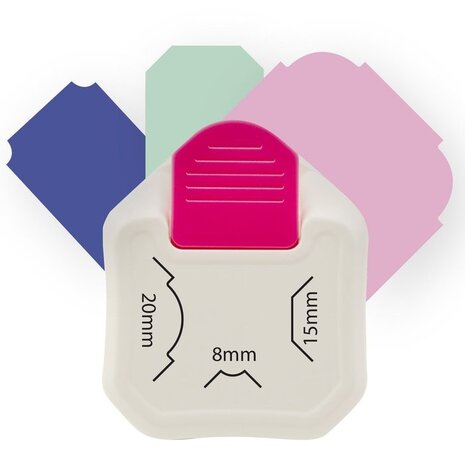 Vaessen Creative 3 in 1 Hoekpons Label (2137-076)