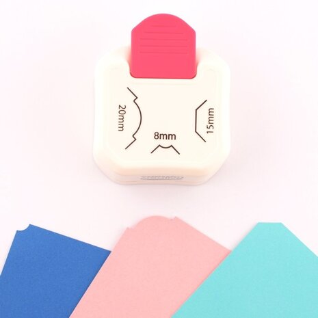 Vaessen Creative 3 in 1 Hoekpons Label (2137-076)