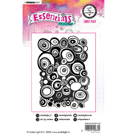 Studio Light Essentials Cling Stamp Circle Play (ABM-ES-STAMP130)