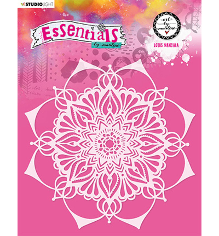 Studio Light Lotus Mandala Masking Stencil (ABM-ES-MASK72)