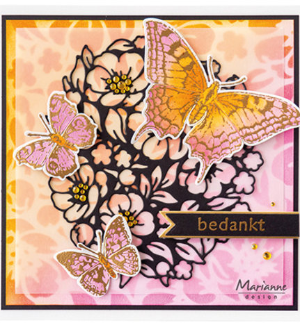 Marianne Design Craftable Art Texture XL Floral (CR1586)