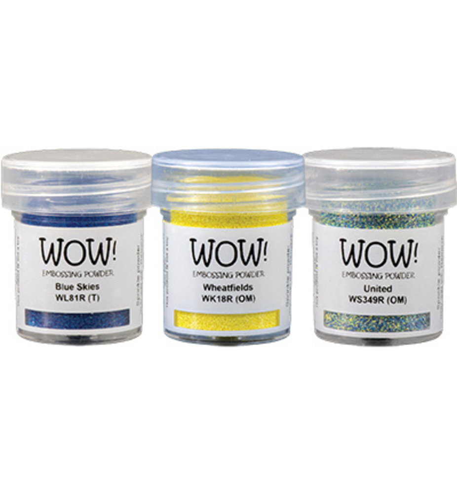 WOW! Trio's Independent Embossing Powder Set (WOWKT062) WOW! Trio's Independent Embossing Powder Set (WOWKT062)