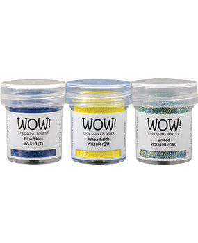 WOW! Trio's Independent Embossing Powder Set (WOWKT062) WOW! Trio's Independent Embossing Powder Set (WOWKT062)