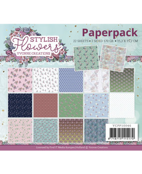 Yvonne Creations Stylisch Flowers 6x6 Inch Paper Pack (YCPP10046) Yvonne Creations Stylisch Flowers 6x6 Inch Paper Pack (YCPP10046)