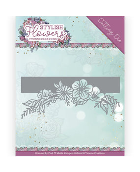 Yvonne Creations Stylisch Flowers Garland Edge Die (YCD10265) Yvonne Creations Stylisch Flowers Garland Edge Die (YCD10265)