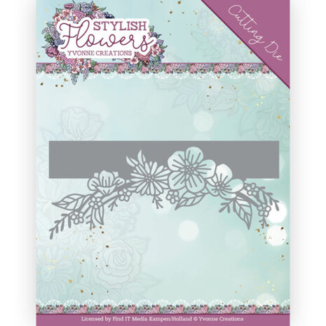 Yvonne Creations Stylisch Flowers Garland Edge Die (YCD10265) Yvonne Creations Stylisch Flowers Garland Edge Die (YCD10265)
