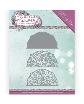 Yvonne Creations Stylisch Flowers Flower Semicircle Die (YCD10267) Yvonne Creations Stylisch Flowers Flower Semicircle Die (YCD10267)