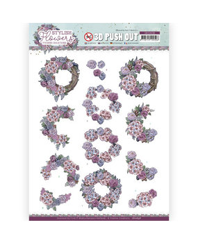 Yvonne Creations 3D Push Out Stylisch Flowers Romantic Roses (SB10638) Yvonne Creations 3D Push Out Stylisch Flowers Romantic Roses (SB10638)