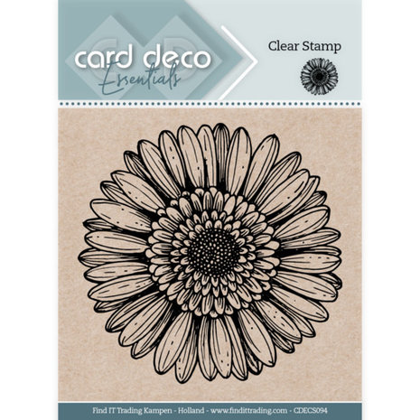 Card Deco Clear Stamp Gerbera (CDECS094) Card Deco Clear Stamp Gerbera (CDECS094)