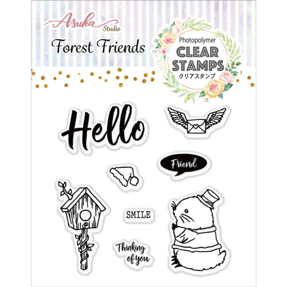 Memory Place Forest Friends Clear Stamp Gentil (MP-60159) Memory Place Forest Friends Clear Stamp Gentil (MP-60159)