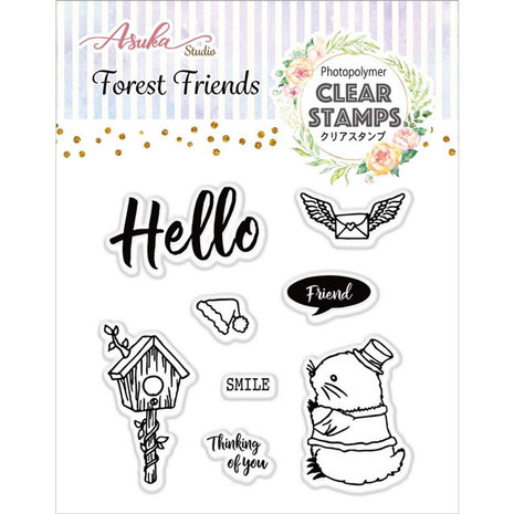 Memory Place Forest Friends Clear Stamp Gentil (MP-60159) Memory Place Forest Friends Clear Stamp Gentil (MP-60159)