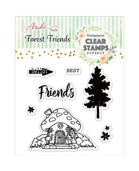 Memory Place Forest Friends Clear Stamp Mushroom House (MP-60164) Memory Place Forest Friends Clear Stamp Mushroom House (MP-60164)
