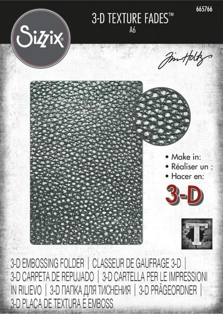 Sizzix 3D Texture Fades Cracked Leather (665766) Sizzix 3D Texture Fades Cracked Leather (665766)