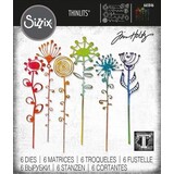 Sizzix Thinlits Die Set Artsy Stems (665846)