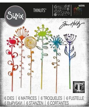 Sizzix Thinlits Die Set Artsy Stems (665846) Sizzix Thinlits Die Set Artsy Stems (665846)