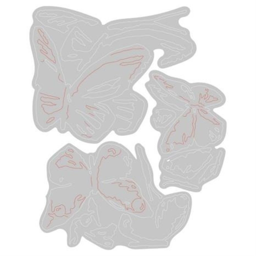 Sizzix Thinlits Die Set Brushstroke Butterflies (665848) Sizzix Thinlits Die Set Brushstroke Butterflies (665848)