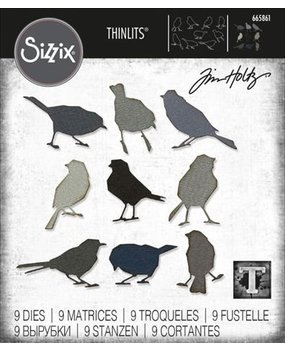 Sizzix Thinlits Die Set Silhouette Birds (665861) Sizzix Thinlits Die Set Silhouette Birds (665861)
