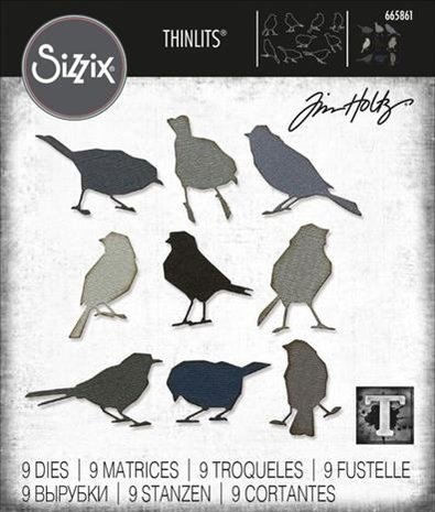 Sizzix Thinlits Die Set Silhouette Birds (665861) Sizzix Thinlits Die Set Silhouette Birds (665861)