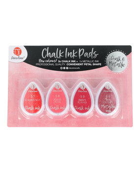 DécoTime Chalk Ink Pads Kleur 57 t/m 60 (3001903) DécoTime Chalk Ink Pads Kleur 57 t/m 60 (3001903)