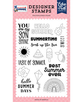 Echo Park My Favorite Summer Soak Up The Sun Clear Stamps (MYS273043)* Echo Park My Favorite Summer Soak Up The Sun Clear Stamps (MYS273043)*