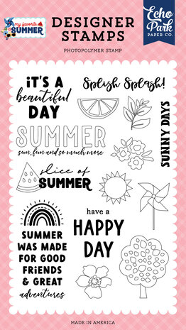 Echo Park My Favorite Summer Splish Splash Clear Stamps (MYS273044) Echo Park My Favorite Summer Splish Splash Clear Stamps (MYS273044)