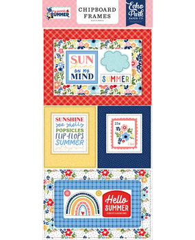 Echo Park My Favorite Summer 6x13 Inch Chipboard Frames (MYS273065)* Echo Park My Favorite Summer 6x13 Inch Chipboard Frames (MYS273065)*