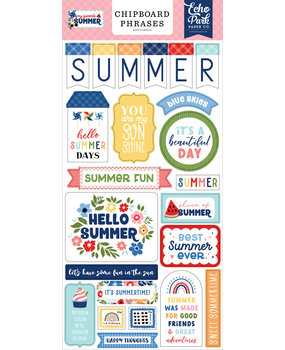 Echo Park My Favorite Summer 6x13 Inch Chipboard Phrases (MYS273022) Echo Park My Favorite Summer 6x13 Inch Chipboard Phrases (MYS273022)