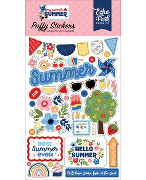 Echo Park My Favorite Summer Puffy Stickers (MYS273066) Echo Park My Favorite Summer Puffy Stickers (MYS273066)