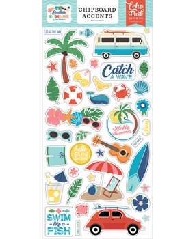 Echo Park Endless Summer 6x13 Inch Chipboard Accents (ES274021)