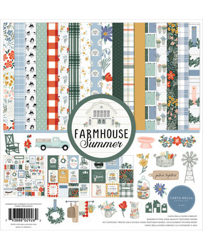Carta Bella Farmhouse Summer 12x12 Inch Collection Kit (CBFAS150016) Carta Bella Farmhouse Summer 12x12 Inch Collection Kit (CBFAS150016)