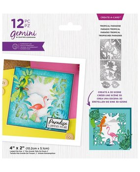 Gemini Tropical Paradise Create-a-Card Dies (GEM-MD-CAD-TRPAR) Gemini Tropical Paradise Create-a-Card Dies (GEM-MD-CAD-TRPAR)